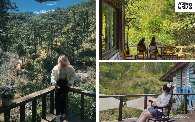 TOP 18 quán cafe đẹp ở Đà Lạt được giới trẻ check-in nhiều nhất Lưng Chừng Cafe - Ngắm núi rừng Đà Lạt