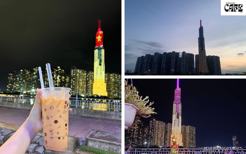 Top 7 quán cafe Quận 2 view Landmark 81 đẹp nhất Sài Gòn Bờ Sông Landmark 87 Coffee - Cafe Thủ Đức view Landmark 81 cực gần