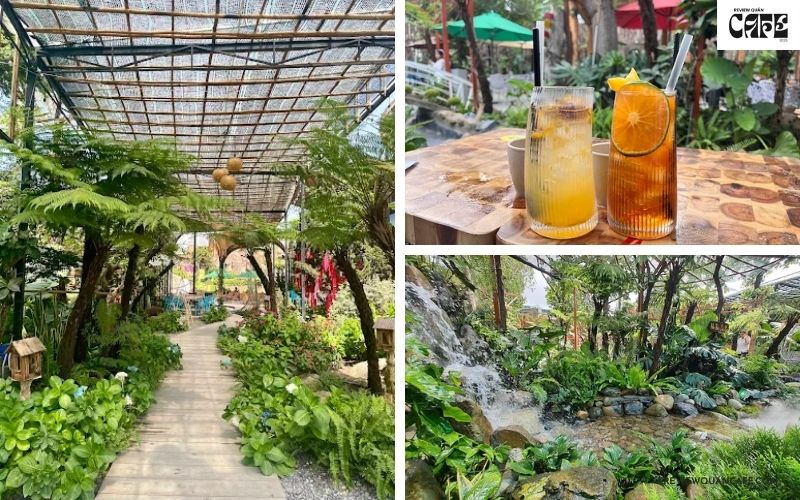 Vườn Nhiệt Đới Coffee – Quán cafe sân vườn Dĩ An xanh mát