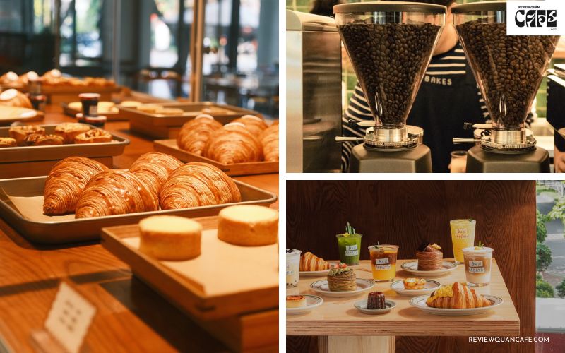 Bakes Saigon - Thưởng thức bánh ngon kiểu Pháp giữa lòng Sài Gòn Menu đồ uống và bánh ngọt đa dạng và thơm ngon