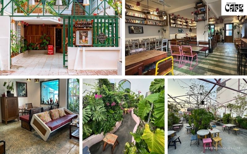 Barista Collective – Không gian ấm cúng, cà phê chất lượng Không gian quán cafe sân vườn Barista Collective