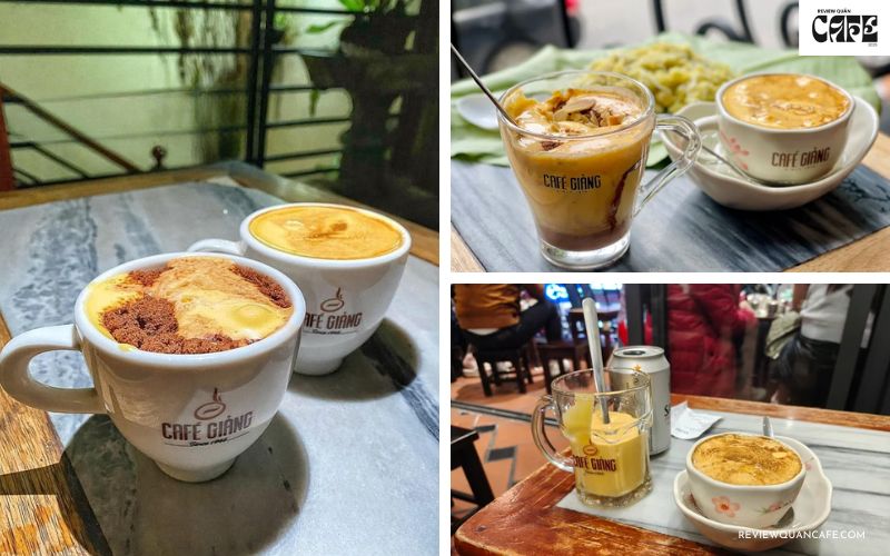 Cafe Giảng - Quán cà phê trứng hơn 70 năm tuổi giữa lòng Hà Nội Thực đơn tại Cafe Giảng đa dạng với hương vị đặc trưng