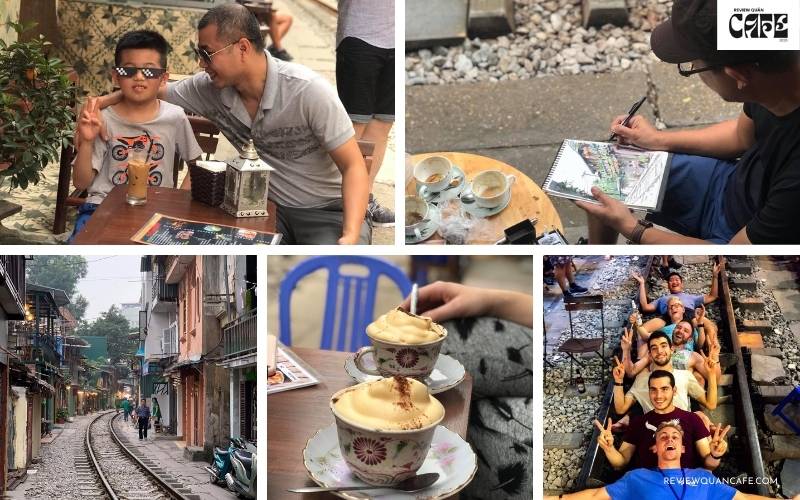 Review Hảo Hảo Coffee chi tiết từ không gian đến đồ uống Quán Hảo Hảo Coffee nằm đối diện đường ray xe lửa