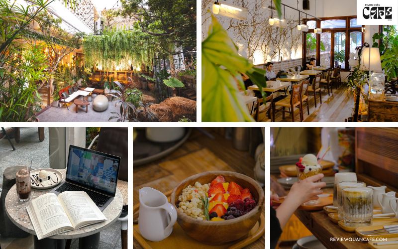 Oromia Coffee & Lounge Quận 1 - Cafe sân vườn giữa lòng Sài Gòn Không gian và thức uống tại tiệm cà phê sân vườn Oromia