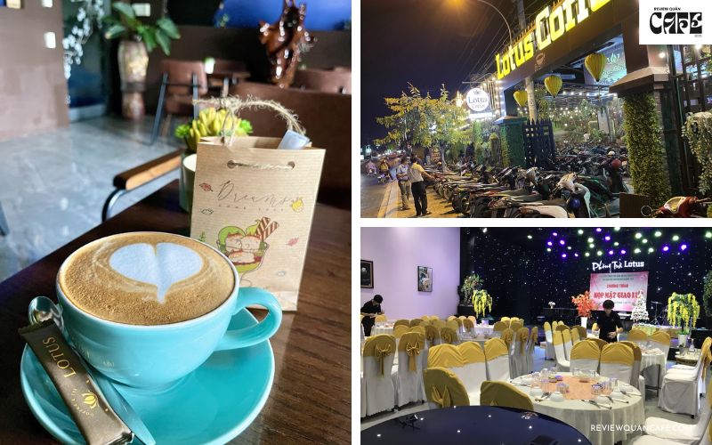 Top 5 quán cafe Củ Chi đẹp, view chất cho hội mê sống ảo Lotus Coffee Tân Phú Trung - Quán cafe Củ Chi đẹp có phòng karaoke và phòng trà