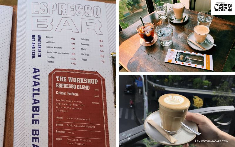 The Workshop Coffee: Quán cà phê workshop lý tưởng tại Quận 1 Thực đơn tại The Workshop Coffee đa dạng với specialty coffee làm chủ đạo